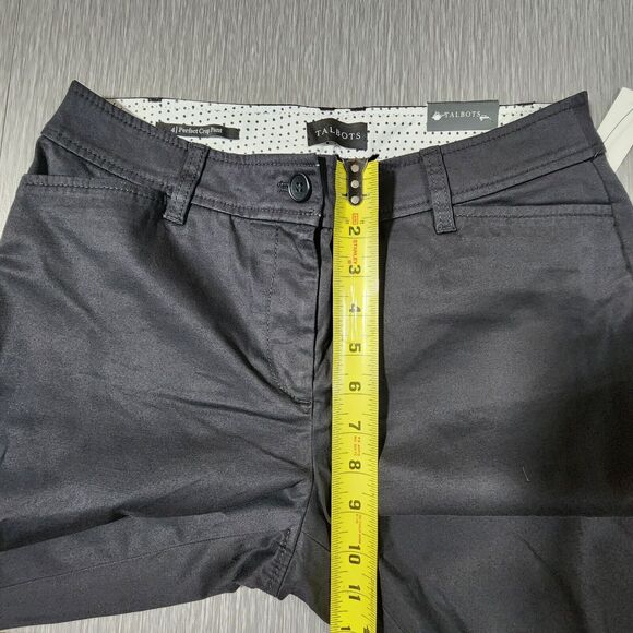 Talbot's The Perfect Crop Curvy Career Pants Trousers Women's Size 4. NWT - Picture 12 of 12